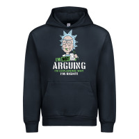 Navy i am not arguing Urban Hoodie - artisFamous