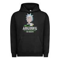 Pigment Black i am not arguing Urban Hoodie - artisFamous