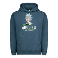 Pigment Midnight Navy i am not arguing Urban Hoodie - artisFamous
