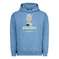 Pigment Pebble Blue i am not arguing Urban Hoodie - artisFamous