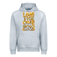 Heather Grey i am the one who knocks Urban Hoodie - artisFamous