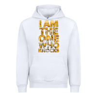 White i am the one who knocks Urban Hoodie - artisFamous
