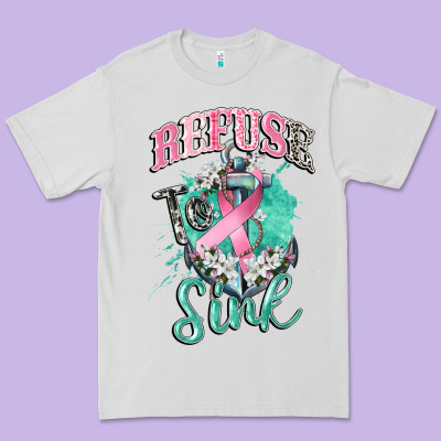 Refuse To Sink Cancer Premium Tee Designed By Cowgirlartshop