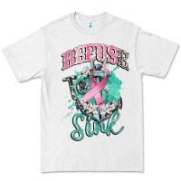 White refuse to sink cancer Premium Tee - CowGirlArtShop