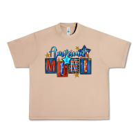 Burro American mini 4th of july Urban Heavy Tee - FaDigitalArtStudio