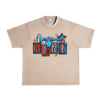 French Oak American mini 4th of july Urban Heavy Tee - FaDigitalArtStudio