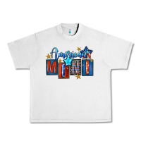 Lunar Rock American mini 4th of july Urban Heavy Tee - FaDigitalArtStudio