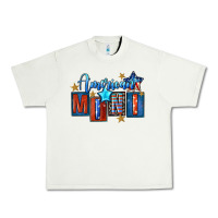 Pistachio American mini 4th of july Urban Heavy Tee - FaDigitalArtStudio