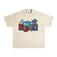 Sandshell American mini 4th of july Urban Heavy Tee - FaDigitalArtStudio