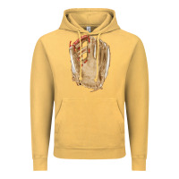Vintage Mustard Catchers Mitt Fa Element Vintage Hoodie - FaDigitalArtStudio