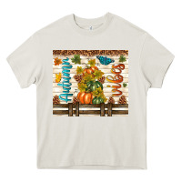 Cream autumn vibes Heavy Core Tee - TumblerDesignByShophia