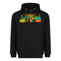Black hello fall Heavyweight Hoodie - JahusDesignShop