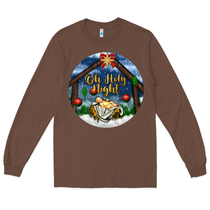 Oh Holy Night Long Sleeve Tee by BundleAndBundleShop | Teevron