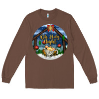 Chestnut oh holy night Long Sleeve Tee - BundleAndBundleShop