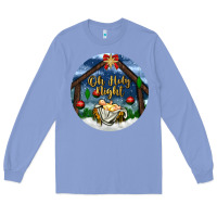 Colony Blue oh holy night Long Sleeve Tee - BundleAndBundleShop