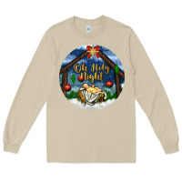 Mushroom oh holy night Long Sleeve Tee - BundleAndBundleShop