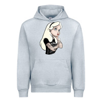 Heather Grey alice tattoo Urban Hoodie - artisFamous
