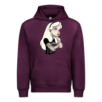 Mauve Wine alice tattoo Urban Hoodie - artisFamous