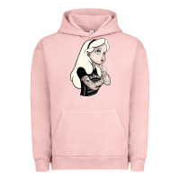 Pigment Salmon alice tattoo Urban Hoodie - artisFamous