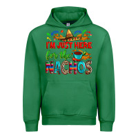 Emerald I'm just here for the nachos Urban Hoodie - RanaPortraitStore