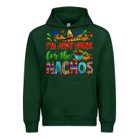 Forest Green I'm just here for the nachos Urban Hoodie - RanaPortraitStore