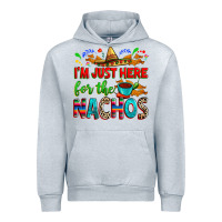 Heather Grey I'm just here for the nachos Urban Hoodie - RanaPortraitStore