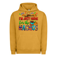 Pigment Peanut Butter I'm just here for the nachos Urban Hoodie - RanaPortraitStore