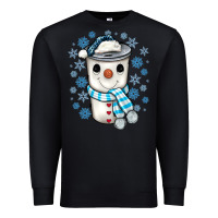 Black snowman coffee cup Premium Sweatshirt - JahusDesignShop