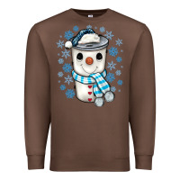 Chestnut snowman coffee cup Premium Sweatshirt - JahusDesignShop