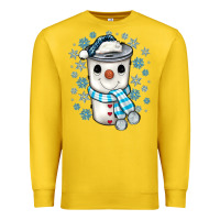 Lemon snowman coffee cup Premium Sweatshirt - JahusDesignShop