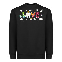 Black love tooth and tooth fairy Heavyweight Sweatshirt - AdoDesignShop