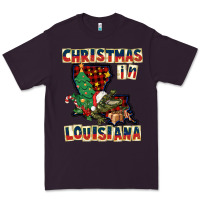 Plum christmas in louisiana Premium Tee - CowGirlArtShop