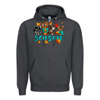 Smoke cozy season with coffee cup Zipper Hoodie - AdoDesignShop