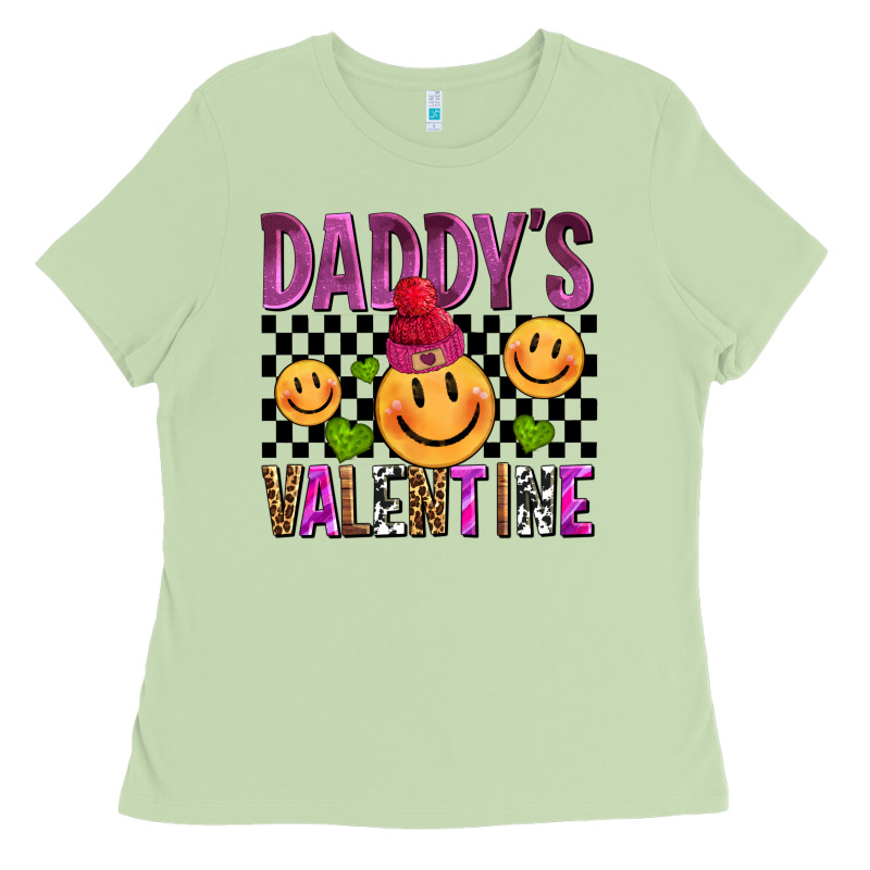 Daddys Valentine Olivia Ladies Tee by OliviaCreatesArt | Teevron