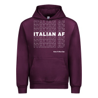 Mauve Wine italian af Urban Hoodie - artisFamous