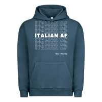 Pigment Midnight Navy italian af Urban Hoodie - artisFamous