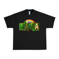 Black St. Patricks Day mama Urban Heavy Tee - FaDigitalArtStudio