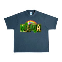 Midnight Navy St. Patricks Day mama Urban Heavy Tee - FaDigitalArtStudio