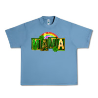Pebble Blue St. Patricks Day mama Urban Heavy Tee - FaDigitalArtStudio