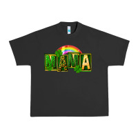 Pigment Black St. Patricks Day mama Urban Heavy Tee - FaDigitalArtStudio