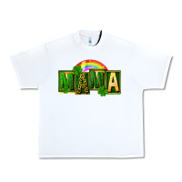 White St. Patricks Day mama Urban Heavy Tee - FaDigitalArtStudio