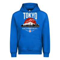 Cobalt tokyo Urban Hoodie - artisFamous
