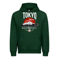 Forest Green tokyo Urban Hoodie - artisFamous