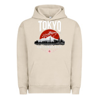 Pigment French Oak tokyo Urban Hoodie - artisFamous