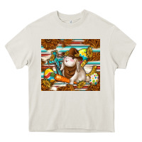 Cream western bunny Heavy Core Tee - TumblerDesignByShophia