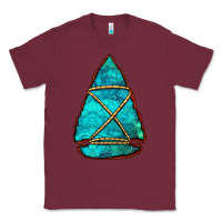 Burgundy turquoise arrowhead Classic Tee - Jasminsmagicworld
