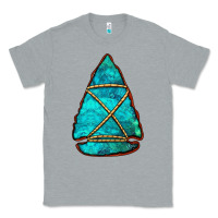 Heather Grey turquoise arrowhead Classic Tee - Jasminsmagicworld