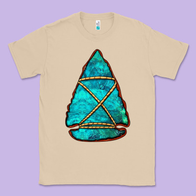 Turquoise Arrowhead Classic Tee Designed By Jasminsmagicworld