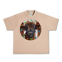 Burro Western Christmas Calf Urban Heavy Tee - RanaPortraitStore