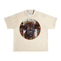 Sandshell Western Christmas Calf Urban Heavy Tee - RanaPortraitStore